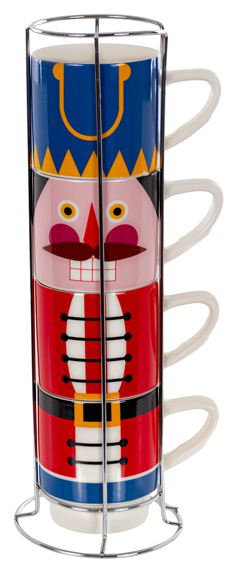 Чашка Lefard Щелкунчик 300 мл 4 шт. (922-009) - Фото 1