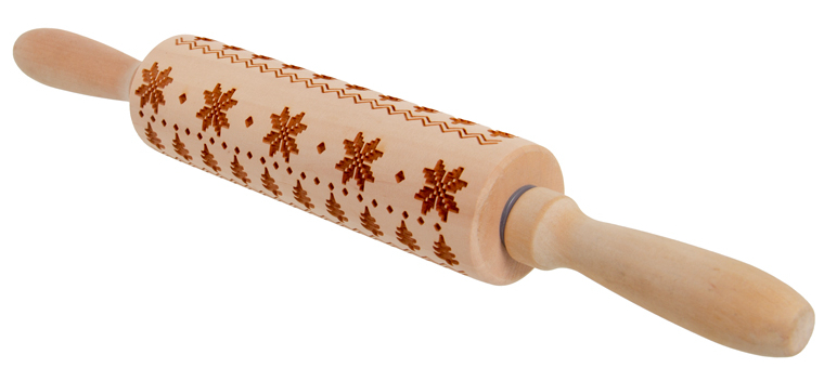 Скалка Lefard Новий Рік 35 см (815-053) - Фото 1