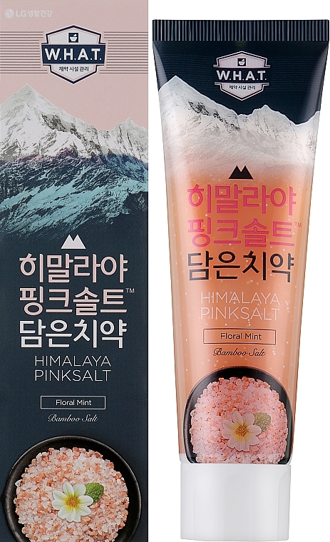 Зубная паста LG Bamboosalt Pinksalt мята цветочная 100 г (8801051018080) - Фото 1