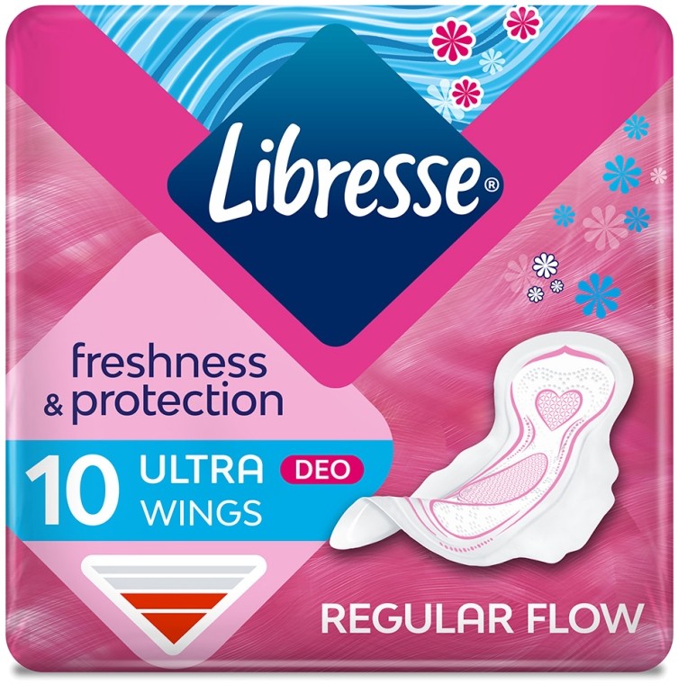Прокладки гигиенические Libresse Ultra Normal Soft Deo 10 шт. 4 капли (7322540337938) - Фото 1
