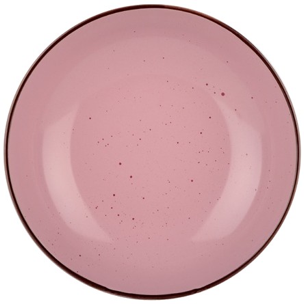 Тарелка суповая Limited Edition Terra 20 см Powdery Pink (YF6007-5) - Фото 1