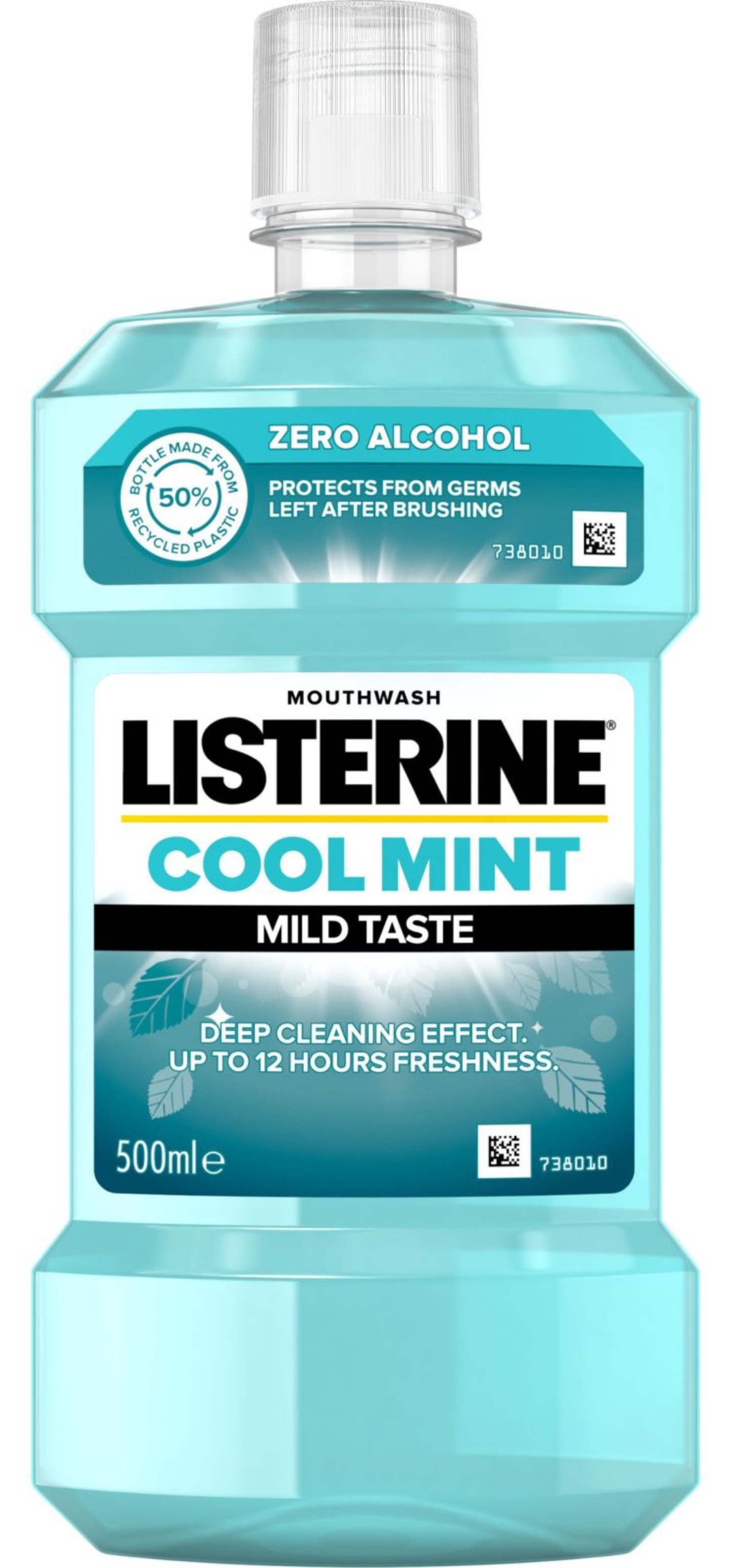 Ополаскиватель для полости рта Listerine Свежая мята 500 мл (3574661021775) - Фото 1
