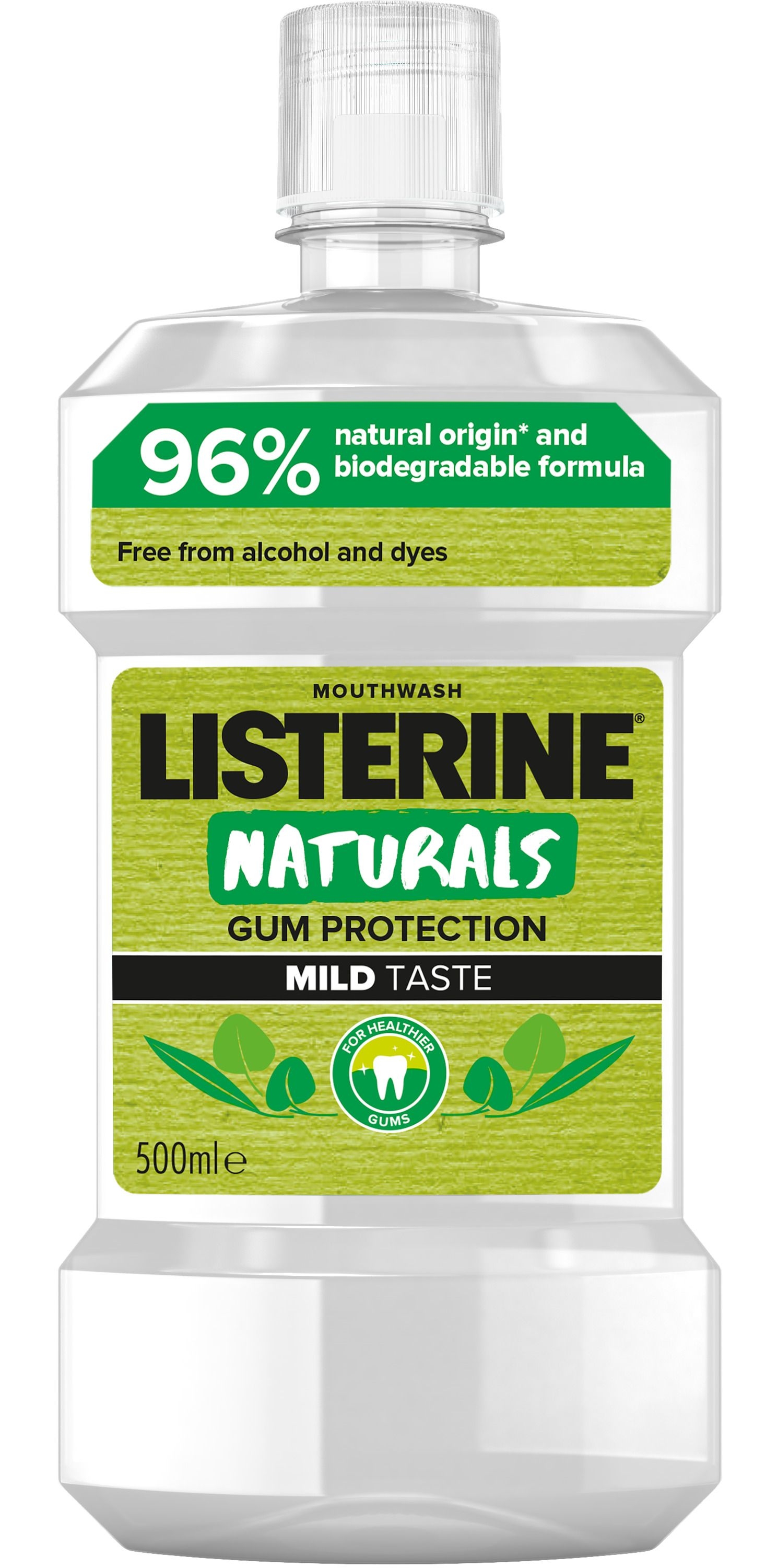 Ополаскиватель для полости рта Listerine Naturals 500 мл (3574661657462) - Фото 1