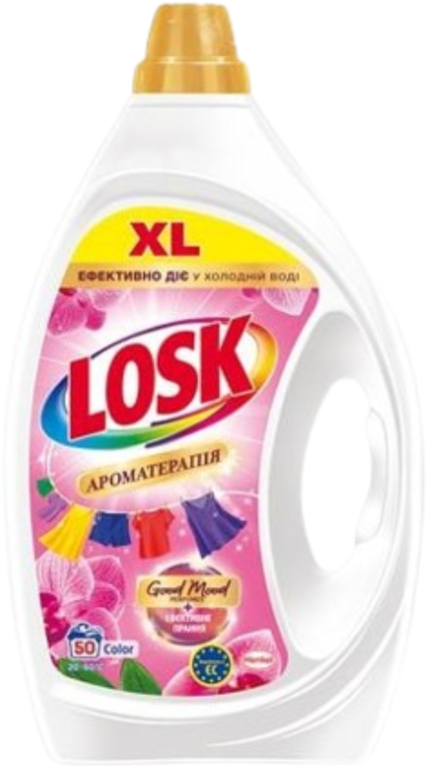 Гель для стирки Losk Эфирные масла и аромат Малазийского цветка 2.25л, 50 цикла - Фото 1