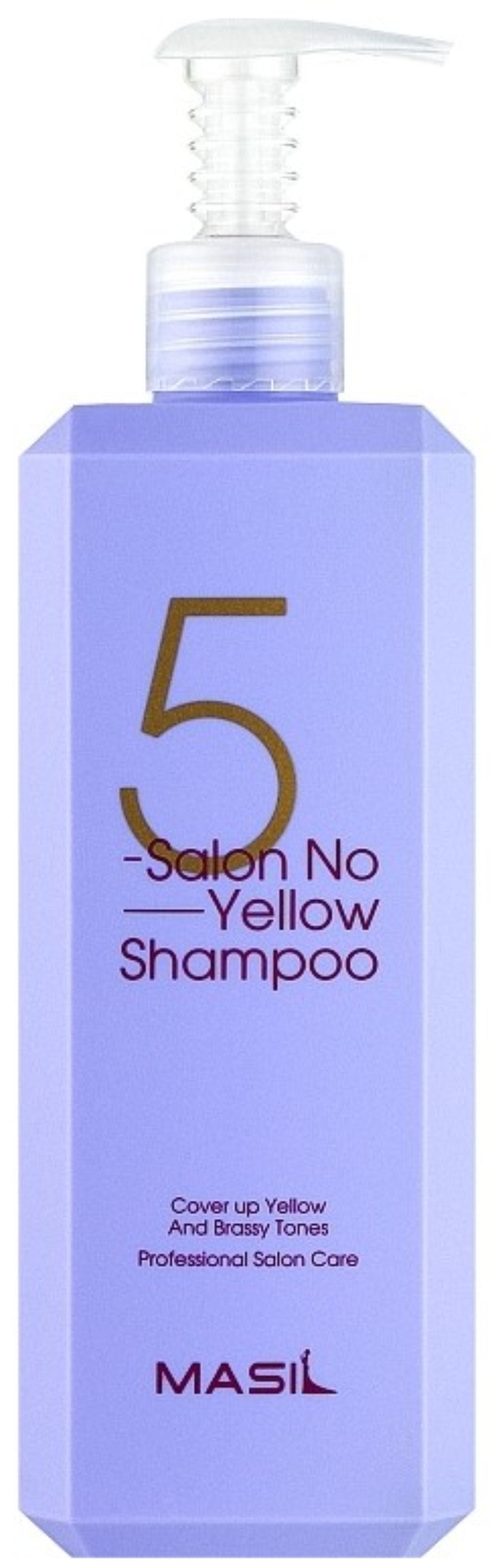 Шампунь женский MASIL 5 Salon No Yellow  500 мл (8809744061191) - Фото 1