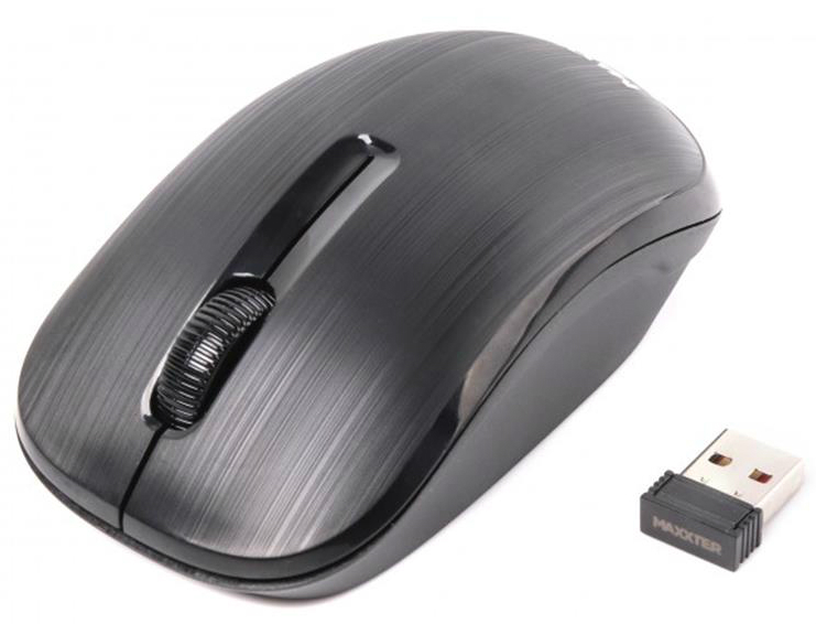 Мышь беспроводная Maxxter Mr-333 Black USB - Фото 1