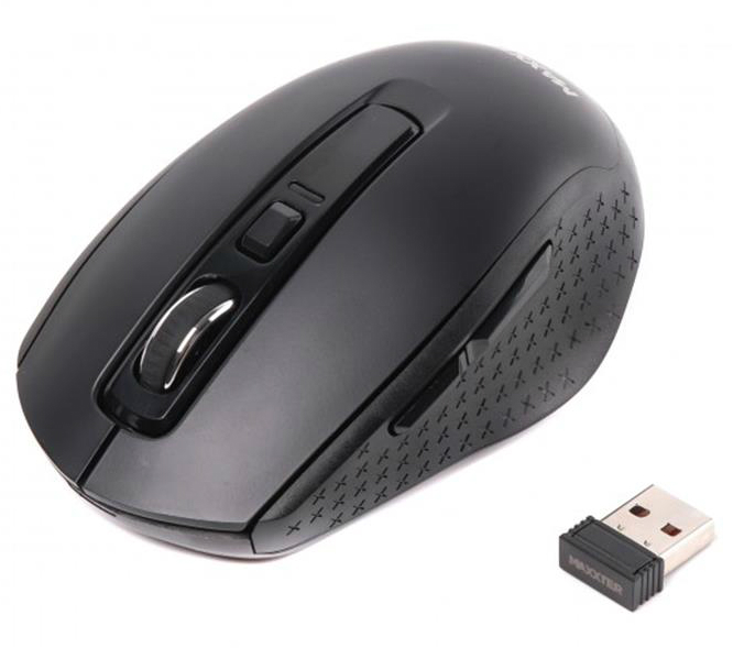 Мышь беспроводная Maxxter Mr-335 Black USB - Фото 1