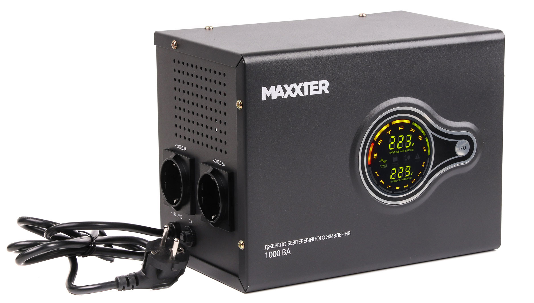 Источник бесперебойного питания Maxxter MX-HI-PSW1000-01 - Фото 1