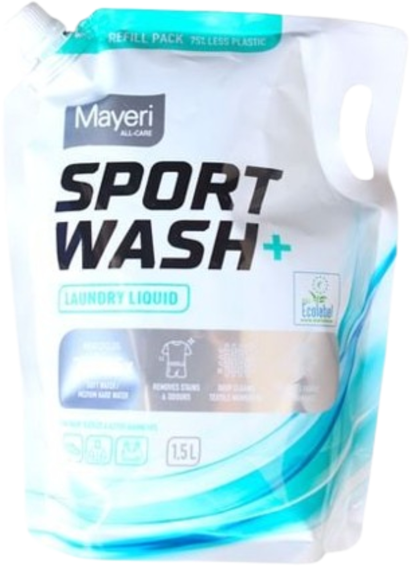 Гель для стирки Mayeri Sport 1,5 л запаска (MLGS1500R) - Фото 1