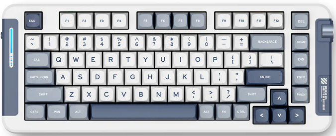 Клавиатура беспроводная игровая MCHOSE X75 Navy Blue (X75-3A) - Фото 1