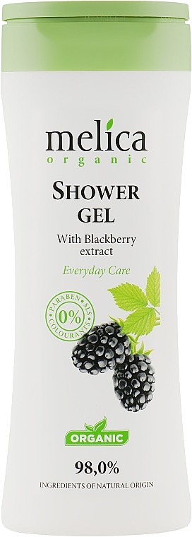 Гель для душа Melica Organic с экстрактом Ежевика 250 мл (4770416001118) - Фото 1
