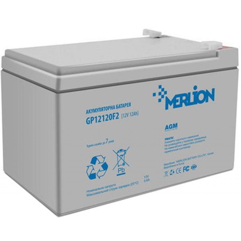 Аккумулятор для ИБП Merlion 12V-12Ah (GP12120F2) - Фото 1