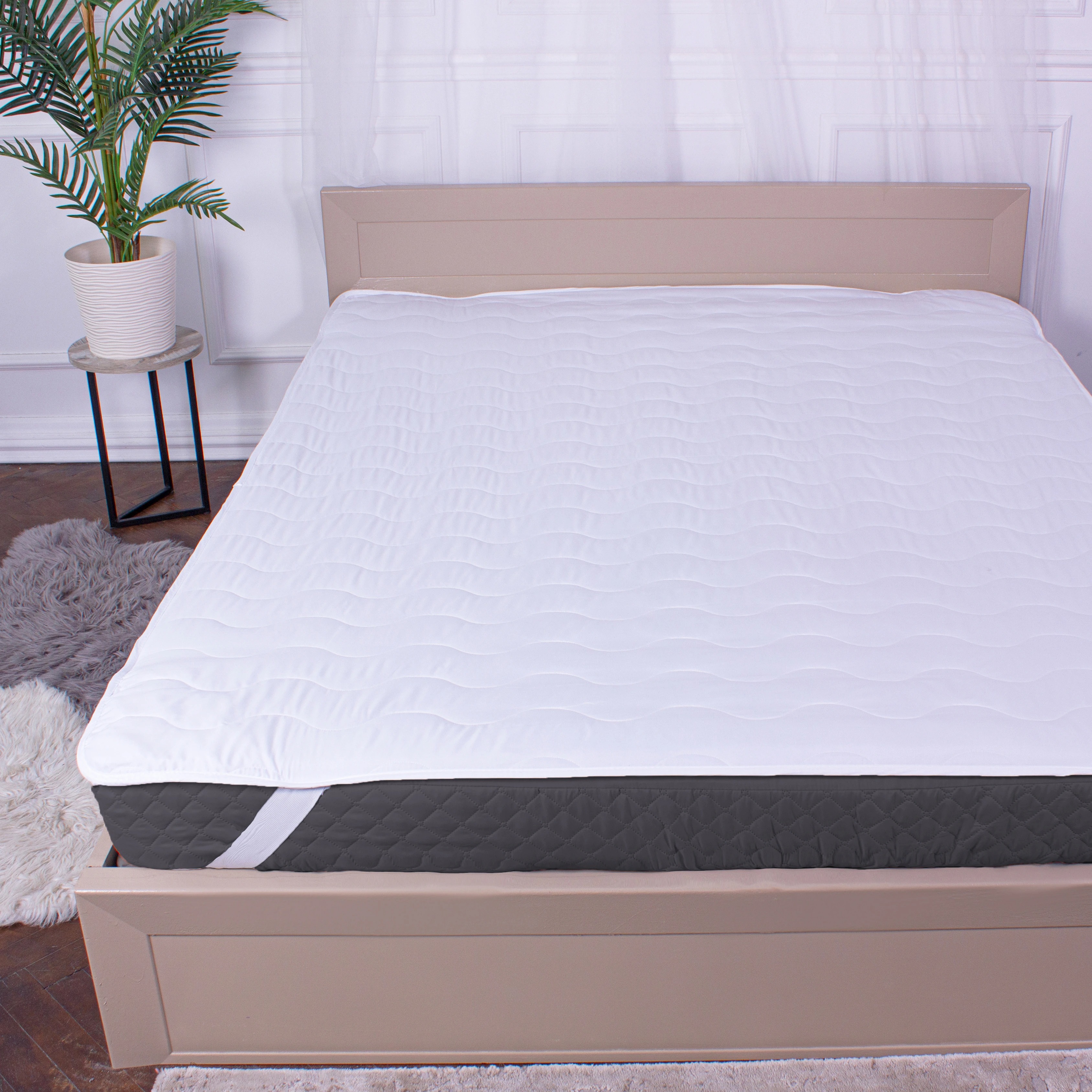 Наматрасник MirSon Eco Light №1721 Bamboo White 150x200 см (2200002890106) - Фото 1