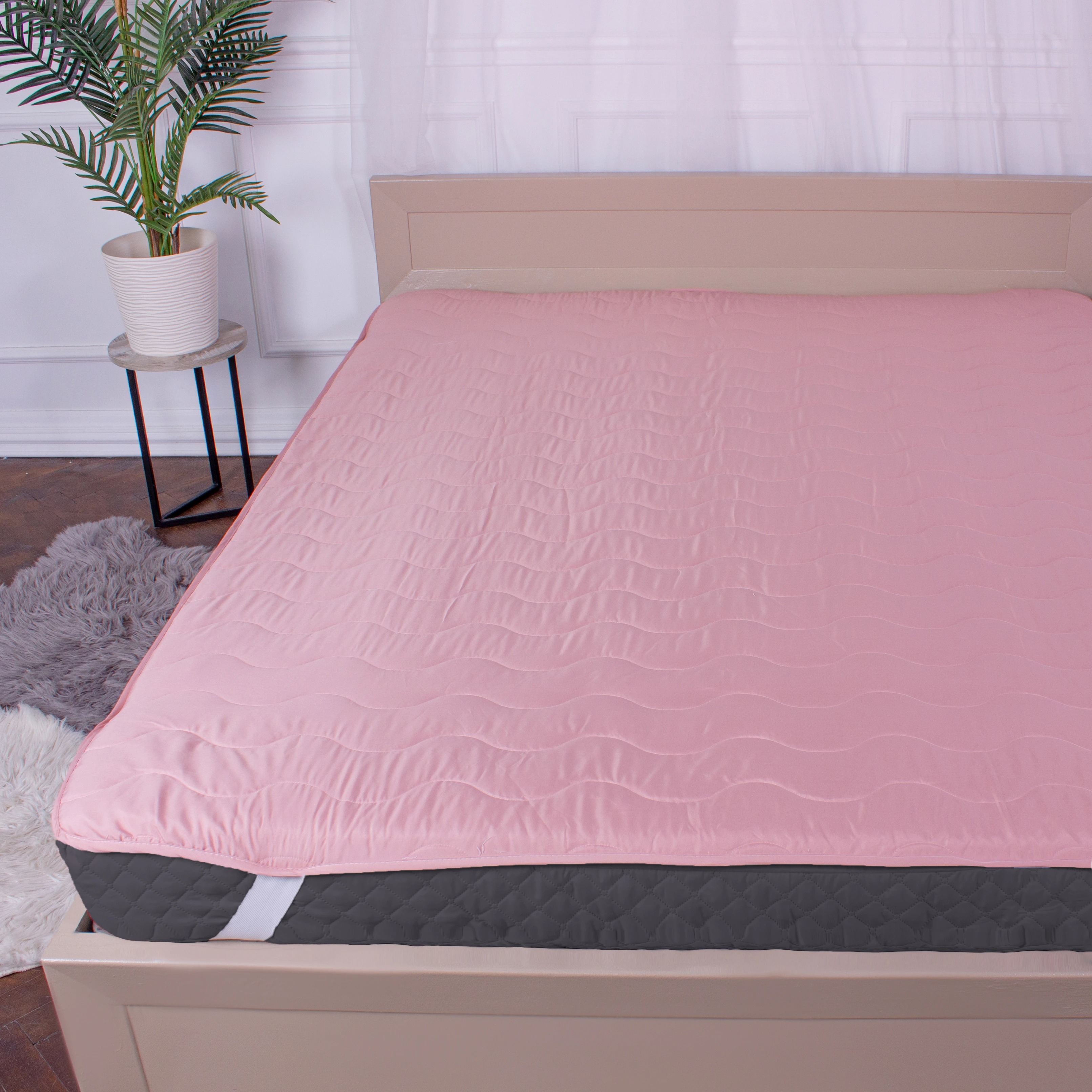 Наматрасник MirSon Eco Light №1720 Cotton Pink 150x200 см (2200002889902) - Фото 1