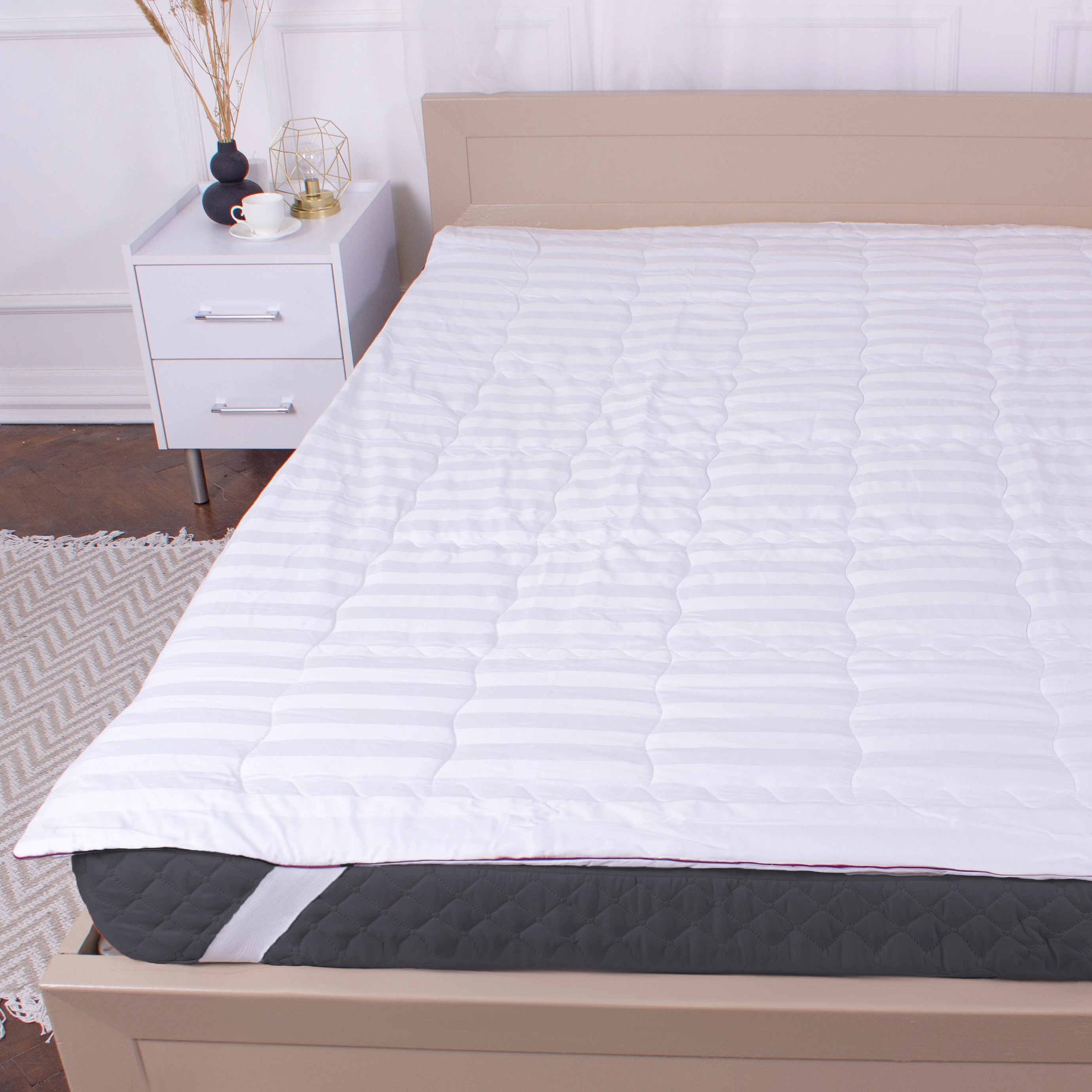 Наматрацник MirSon DeLuxe Woollen 244 160x200 см (2200000336705) - Фото 1