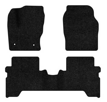 Коврики ворсовые в салон авто EVAtech Standard для Ford C-Max (C344) (2 clips) 2010-2019 2 поколение Minivan EU черный кант FD12377ZD3FC2VEB - Фото 1