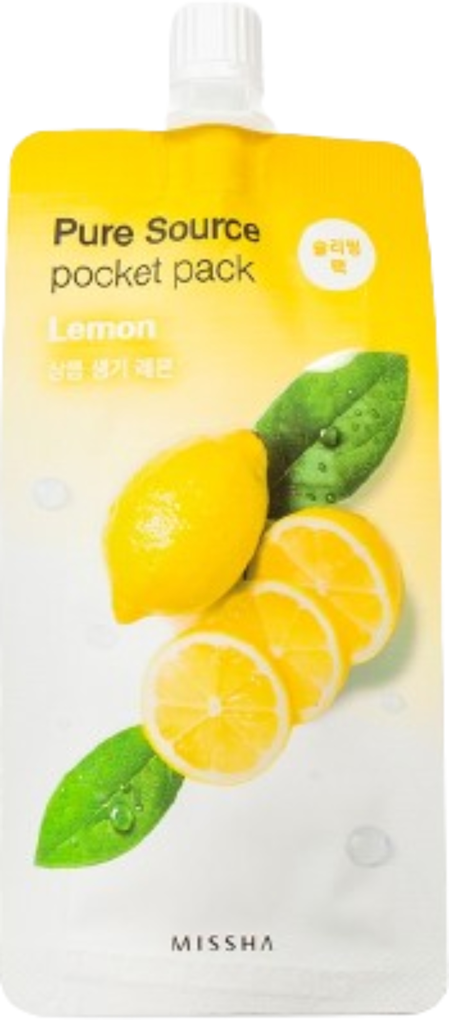 Купити Маска для обличчя Missha Pure Source Pocket Pack Lemon 10 мл (8806185781879) - Фото 1 Маска для обличчя Missha Pure Source Pocket Pack Lemon 10 мл (8806185781879) - Фото 1