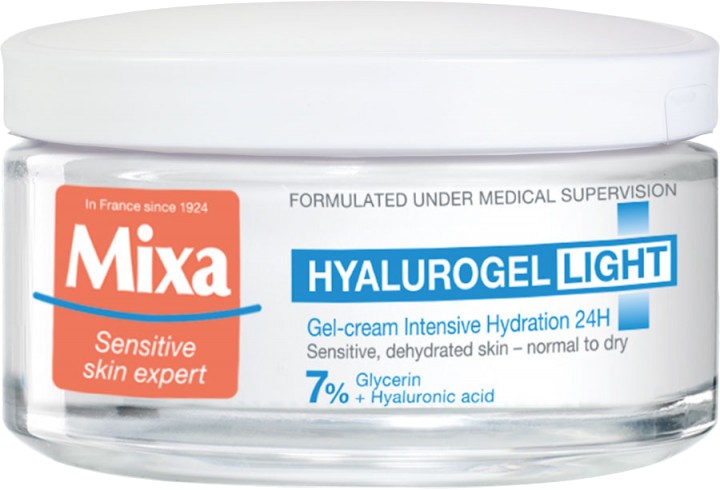 Крем для лица Mixa крем-гель д/норм.обезвож.кожи, Интенсивное увлажнение 50 мл - Фото 1
