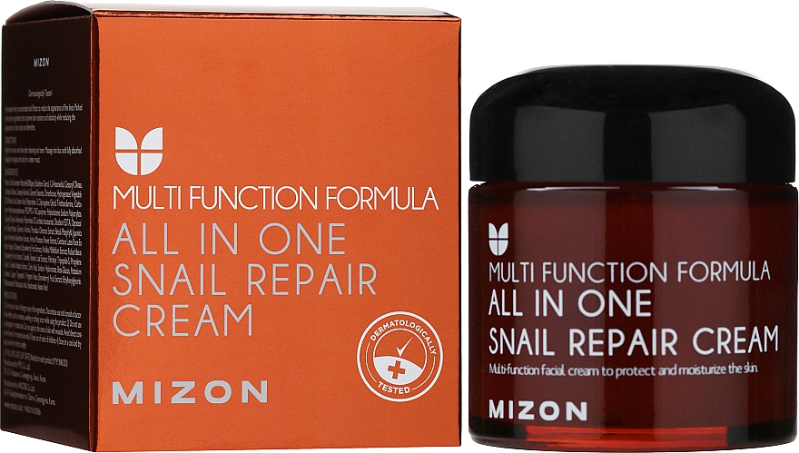 Крем для лица Mizon All in One Snail Repair регенеруючий 75 мл (8809663751654) - Фото 1