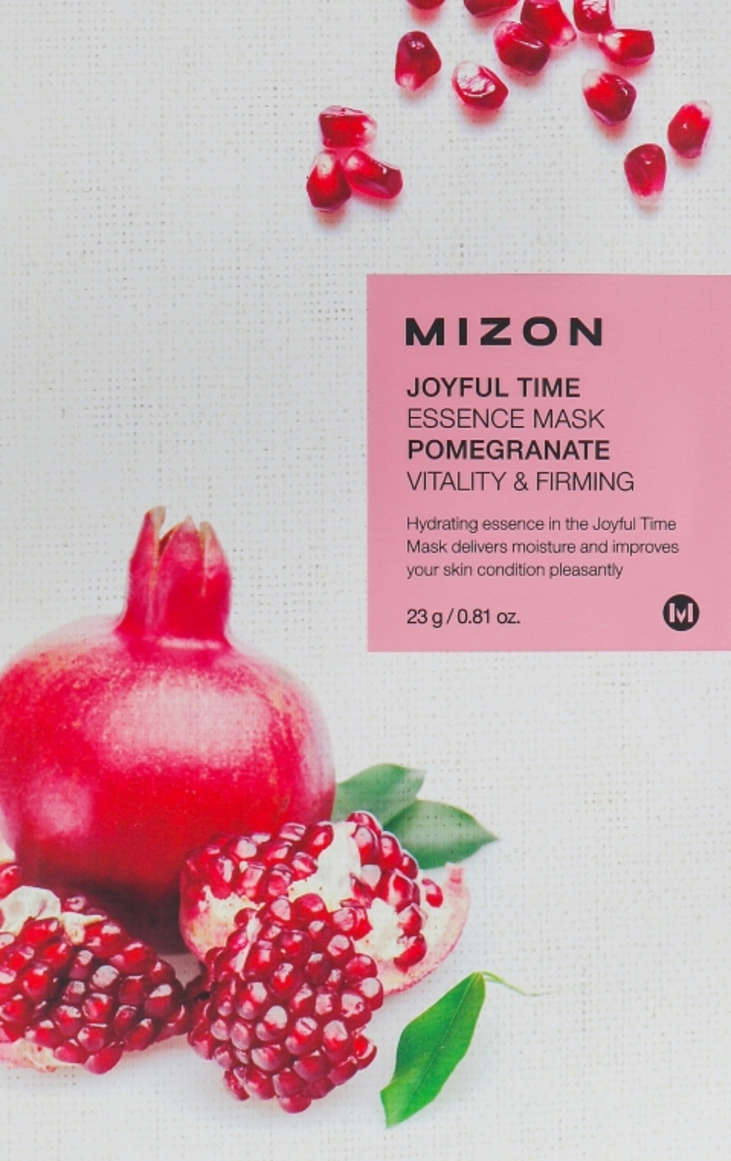 Маска для лица Mizon Joyful Time Essence Гранат 23 мл (8809663752347) - Фото 1