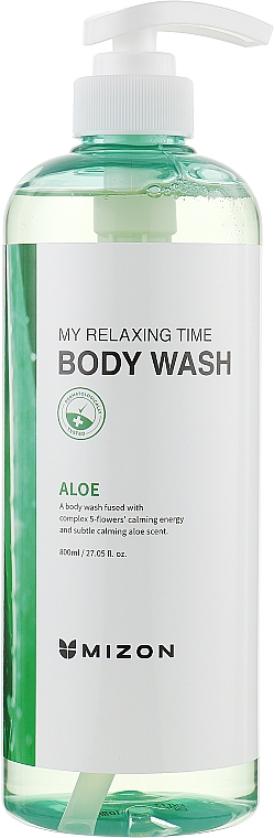 Гель для душа Mizon My Relaxing Time Aloe 800 мл (8809132968927) - Фото 1
