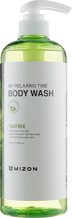 Гель для душа Mizon My Relaxing Time TeaTree, 800 мл (8809132968934) - Фото 1