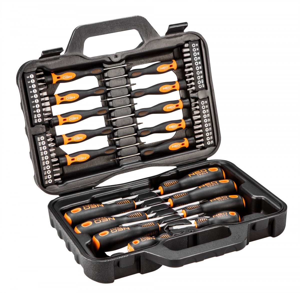 Набір викруток Neo Tools 04-211 58 шт. - Фото 1