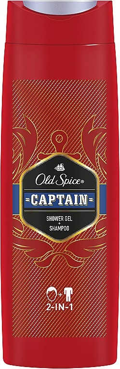 Гель для душа Old Spice 2-в-1 Captain 400 мл (8001090965615) - Фото 1