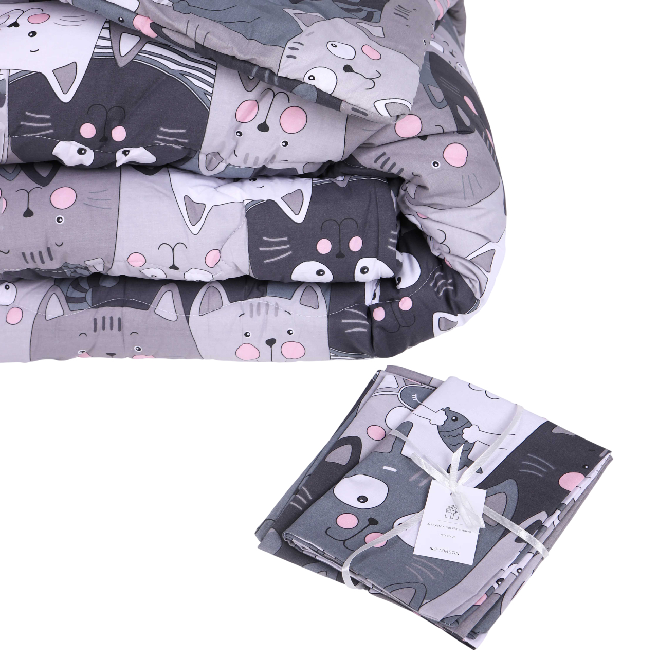 Ковдра дитяча демісезонна MirSon антиалергенна №272 Сolor Fun Line 17-0543 Hendri з евкаліптовим волокном 110х140 + нав 2 шт. (2200010857320) - Фото 1