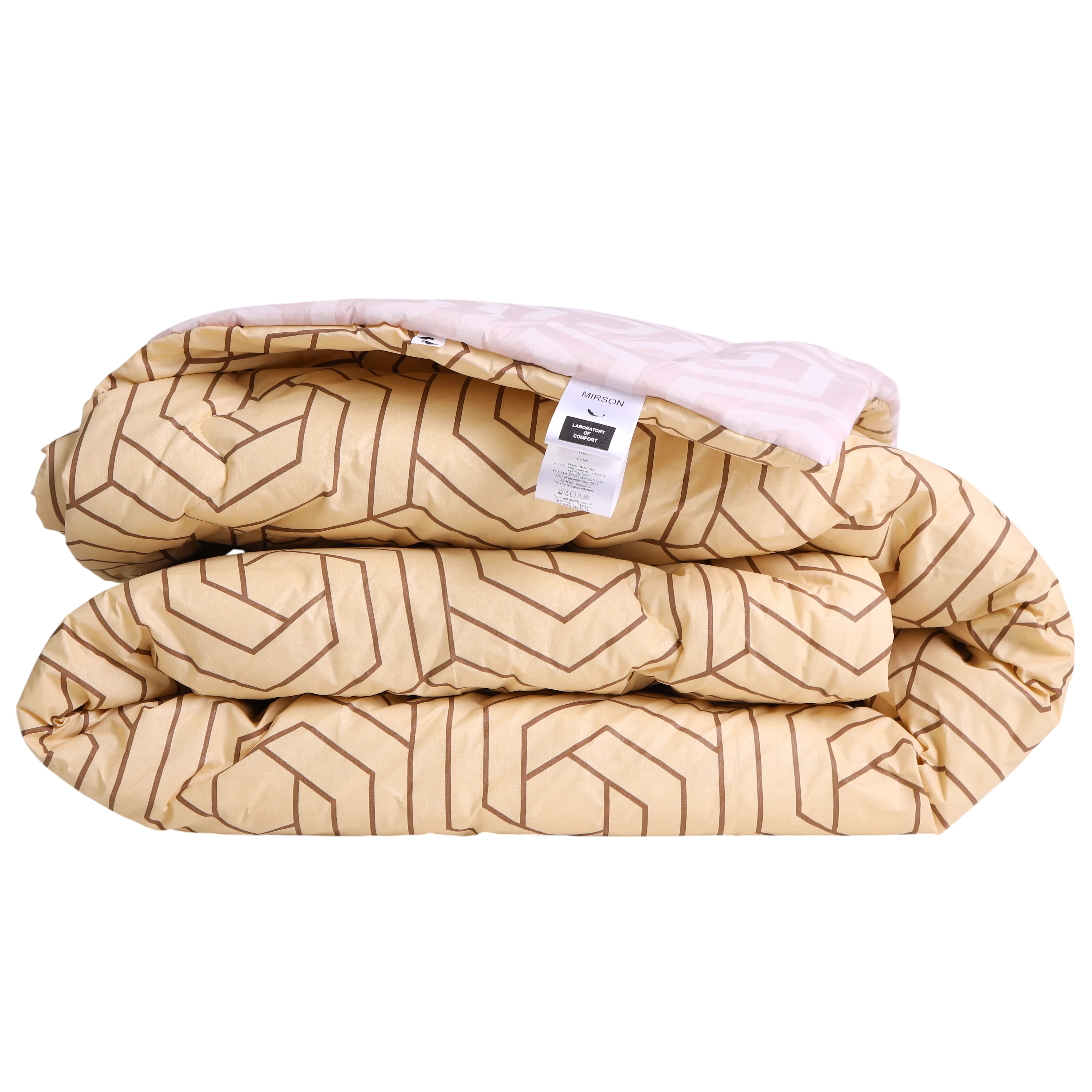 Ковдра зимова двоспальна євро MirSon шовкове №3005 Сolor Fun Line Geometry (2200004831718) - Фото 1