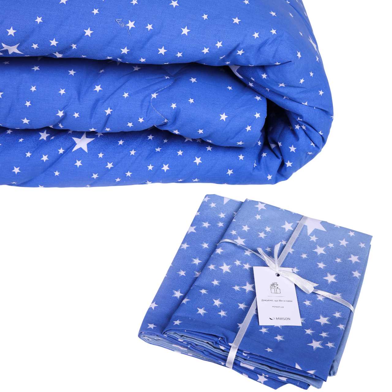 Ковдра дитяча демісезонна MirSon Шовкова №248 Сolor Fun Line 17-0432 Milky Way Silk 110х140 см +нав 2 шт. (2200010857498) - Фото 1