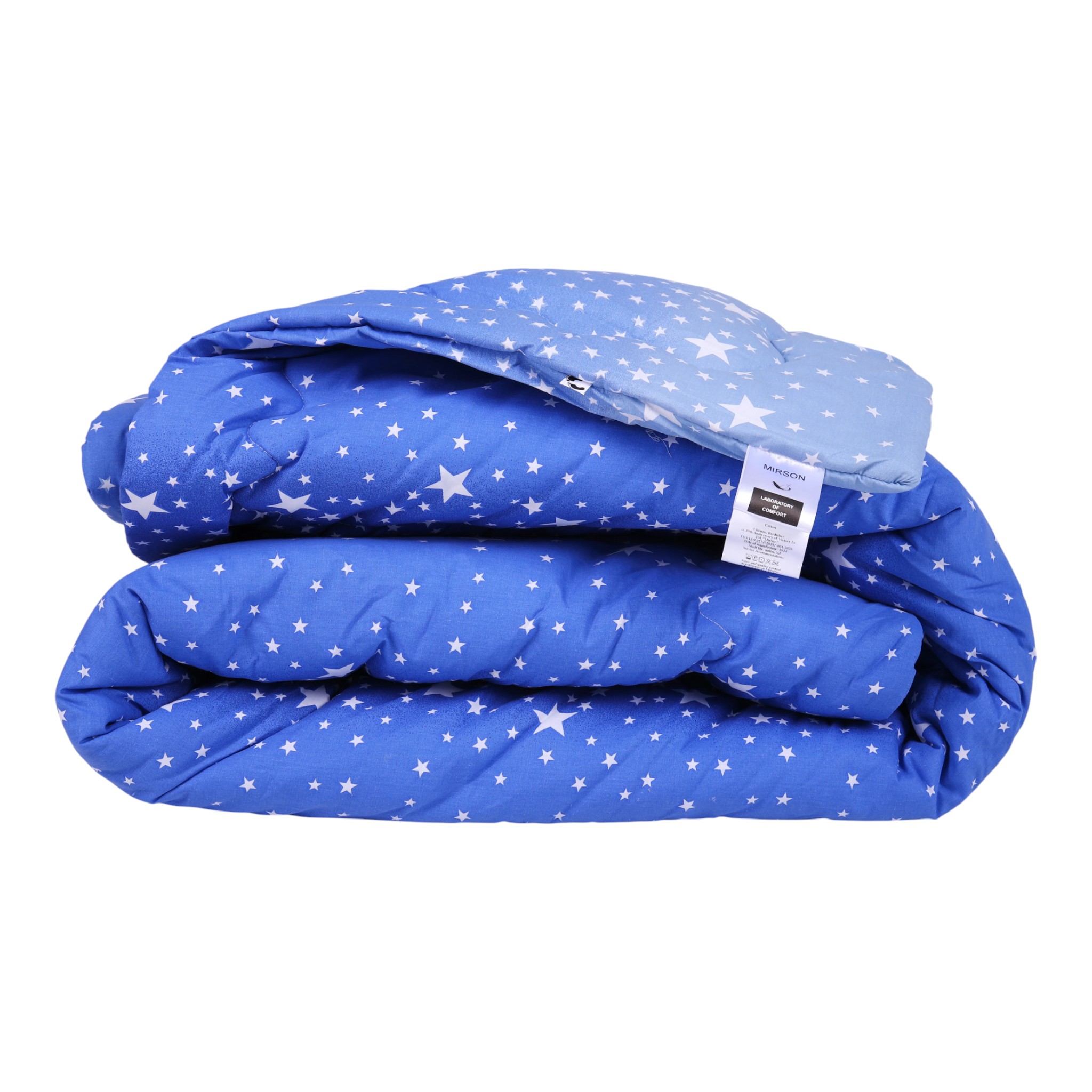 Ковдра дитяча демісезонна MirSon антиалергенна №233 Сolor Fun Line 17-0432 Milky Way Tencel 110х140 + нав 2 шт. (2200010850857) - Фото 1