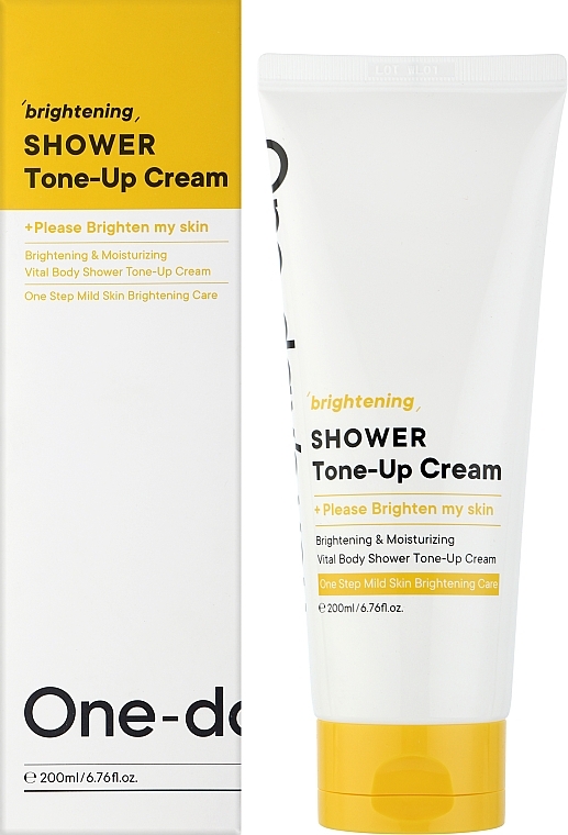 Крем для тела One-Day's You осветляющий Brightening Shower Tone-up Cream 200 мл (8809452672214) - Фото 1