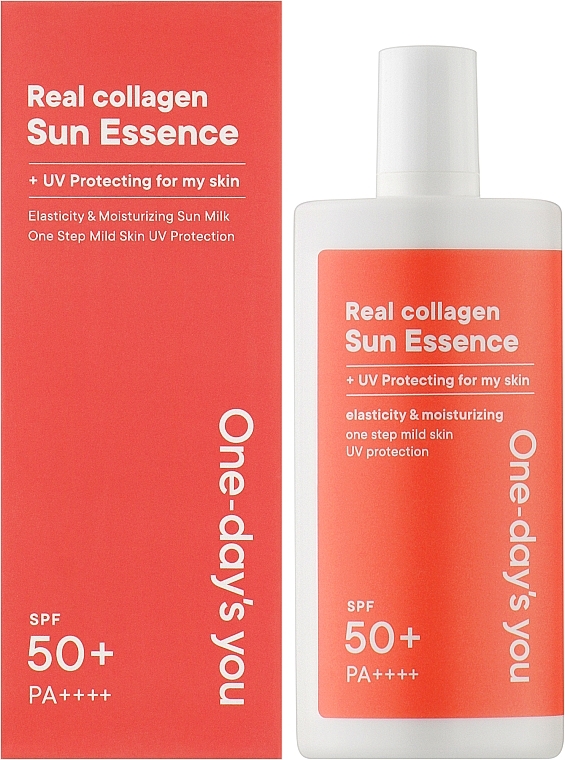 Засіб для засмаги One-Day's You Real Collagen Sun Essence 55 г (8809452672481) - Фото 1