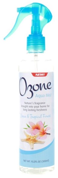 Освежитель воздуха спрей Ozone Aqua Mist Океан и Тропический лес 300 мл (4770416340514) - Фото 1