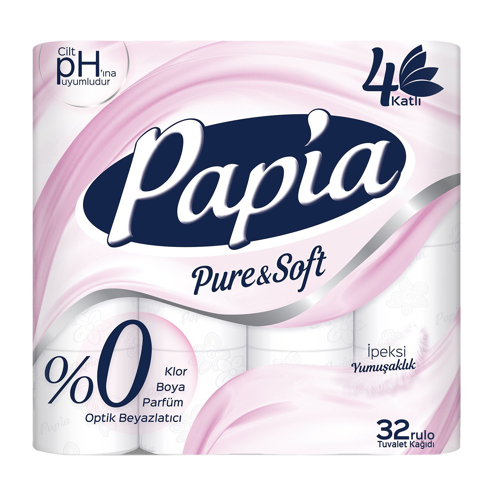 Туалетная бумага Papia 4-х слойный 32 шт. Platinum (8690536026364) - Фото 1