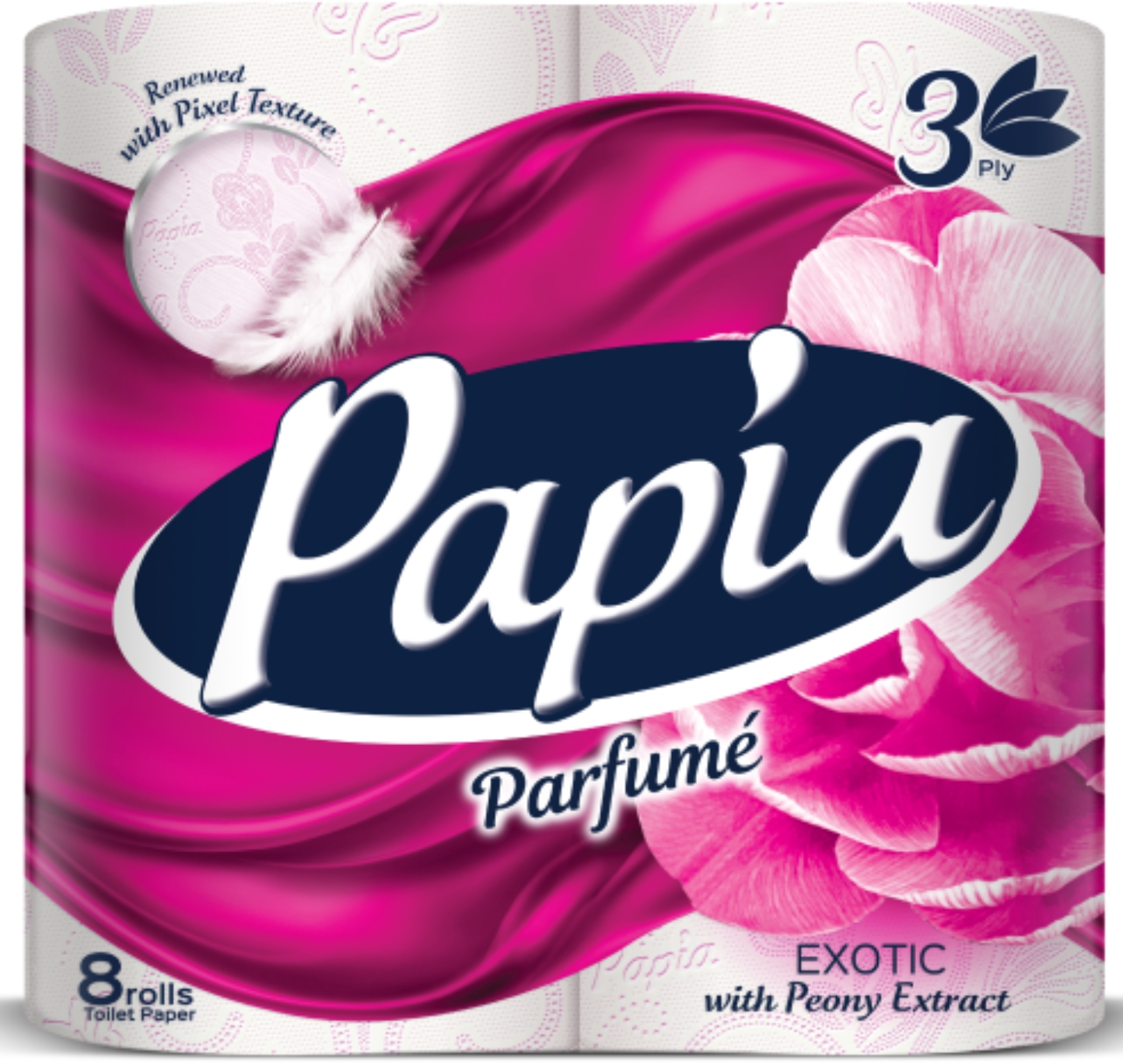 Туалетная бумага Papia ARFUME 3-х слойный 8 шт. (8690536023448) - Фото 1