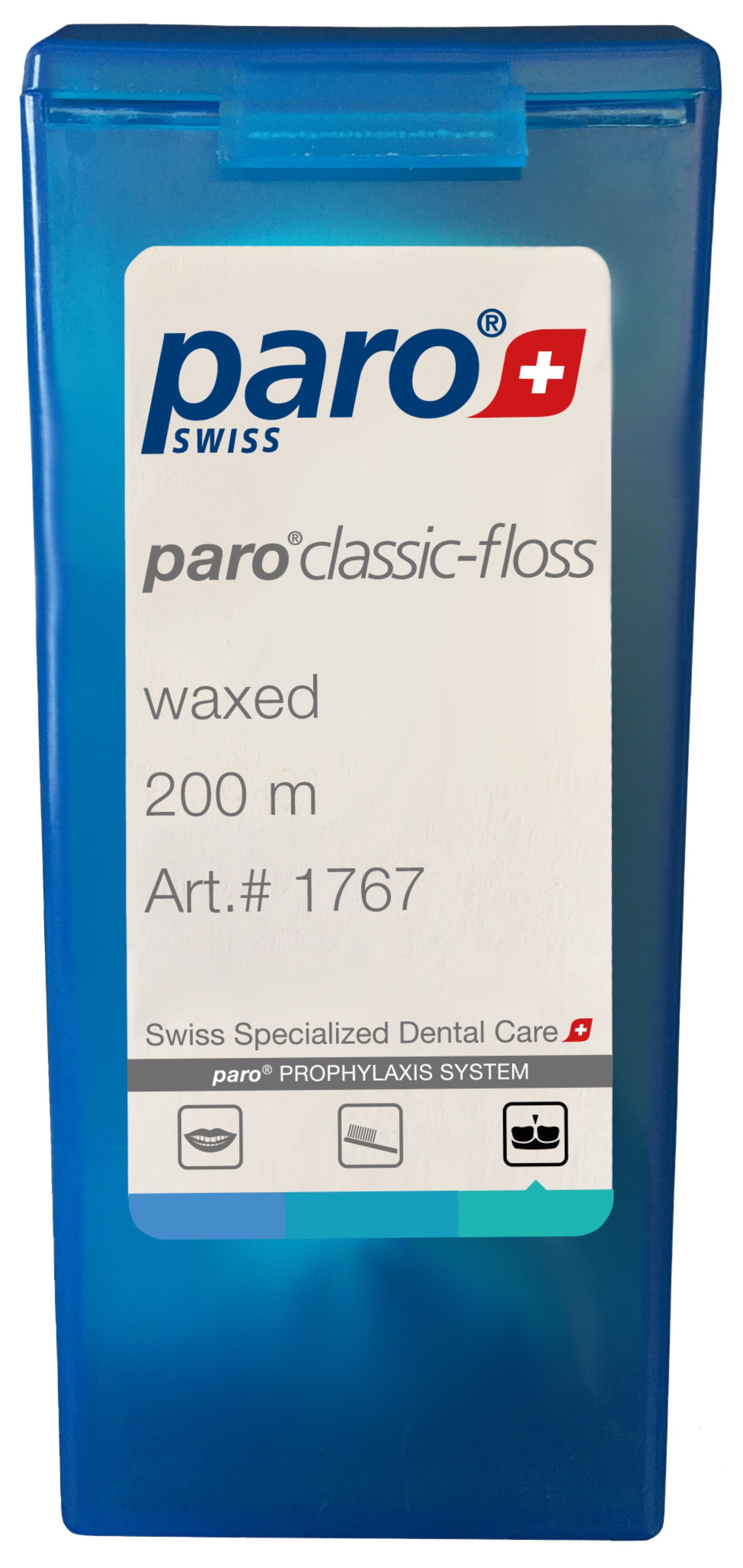 Зубная нить Paro Swiss paro classic floss, вощеная, 200 м (7.1767) - Фото 1