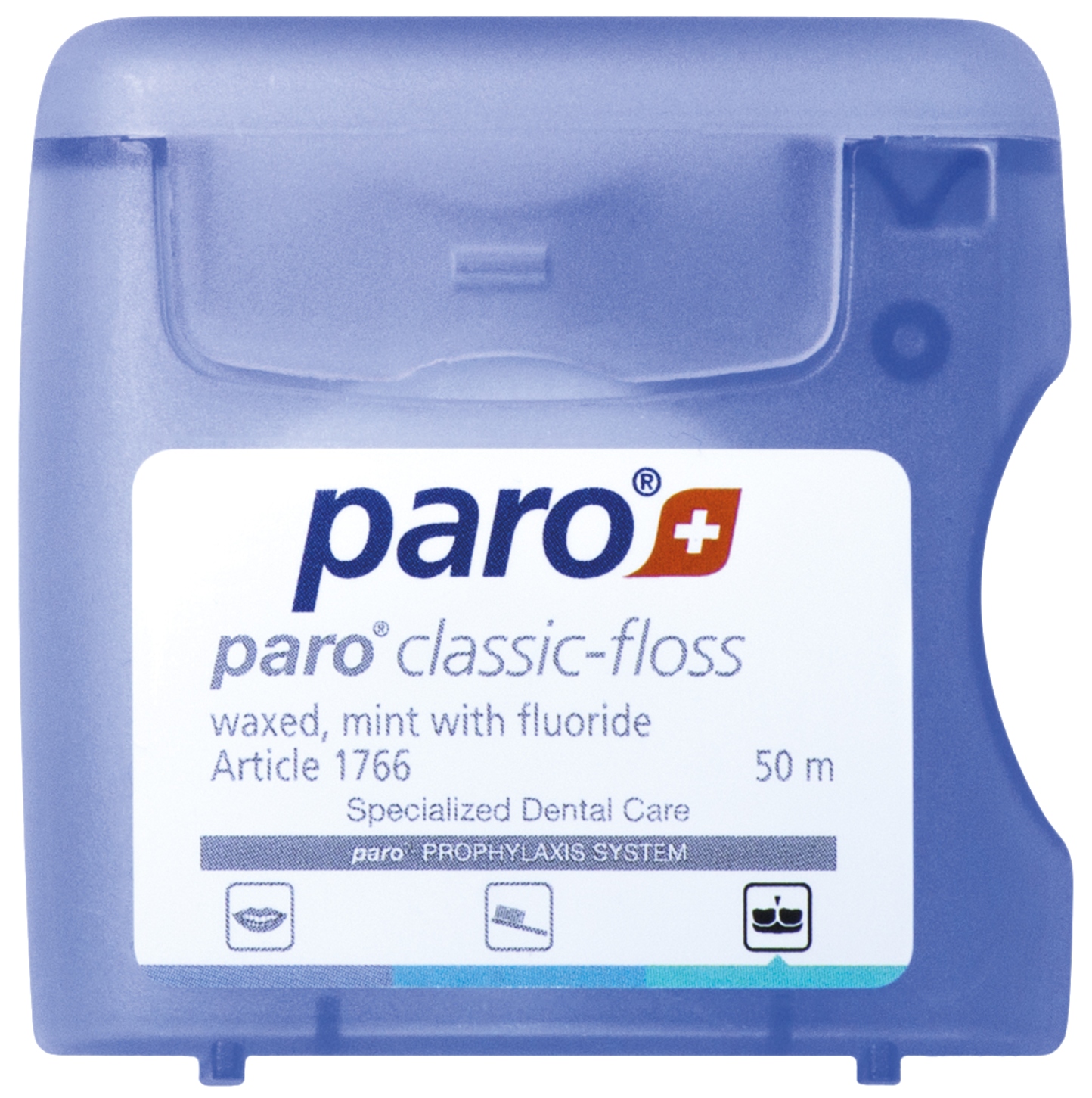 Зубная нить Paro Swiss paro classic floss, вощеная, 50 м (7.1766) - Фото 1