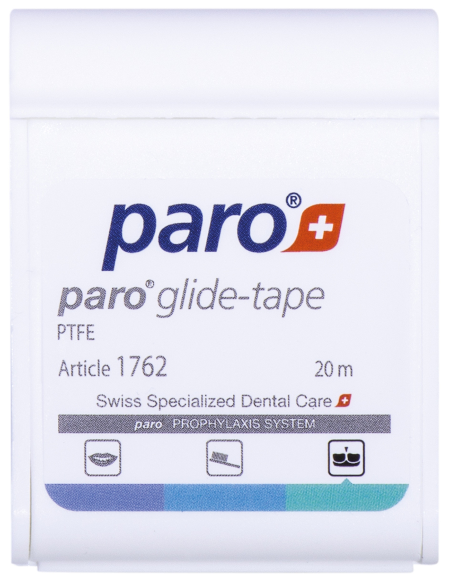 Зубная нить Paro Swiss paro GLIDE-TAPE, из тефлона, 20 м (7.1762) - Фото 1