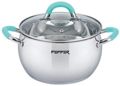 Кастрюля Pepper Apple Mint 20x11,5 см. 4,0 л (PR-1110-20) - Фото 1