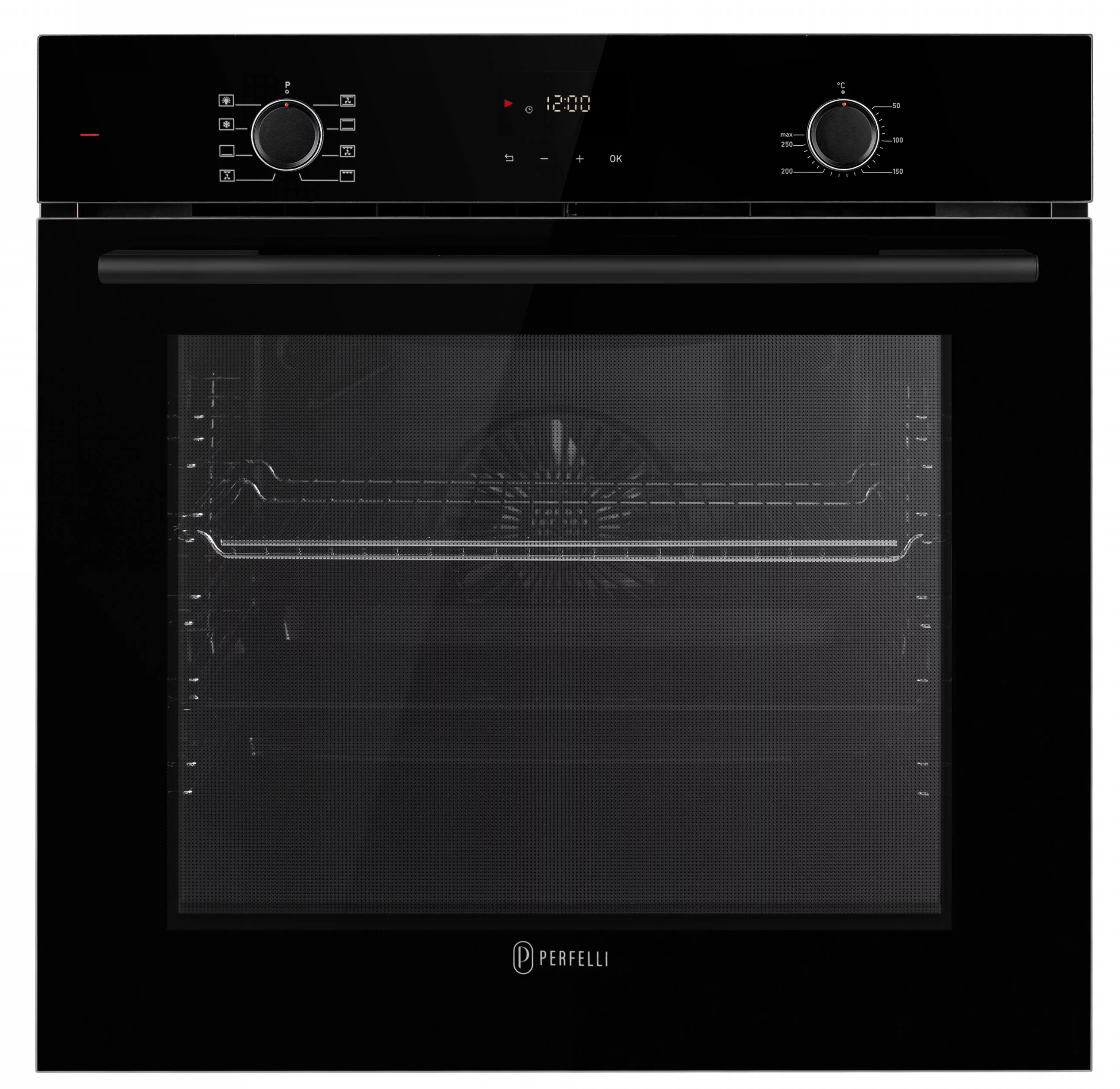 Духова шафа електрична Perfelli PERLA 6D8I NERO - Фото 1