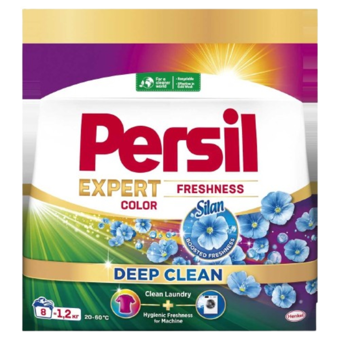 Стиральный порошок Persil авт. Колор Свежесть от Силан 1,2 кг, 8 циклов - Фото 1