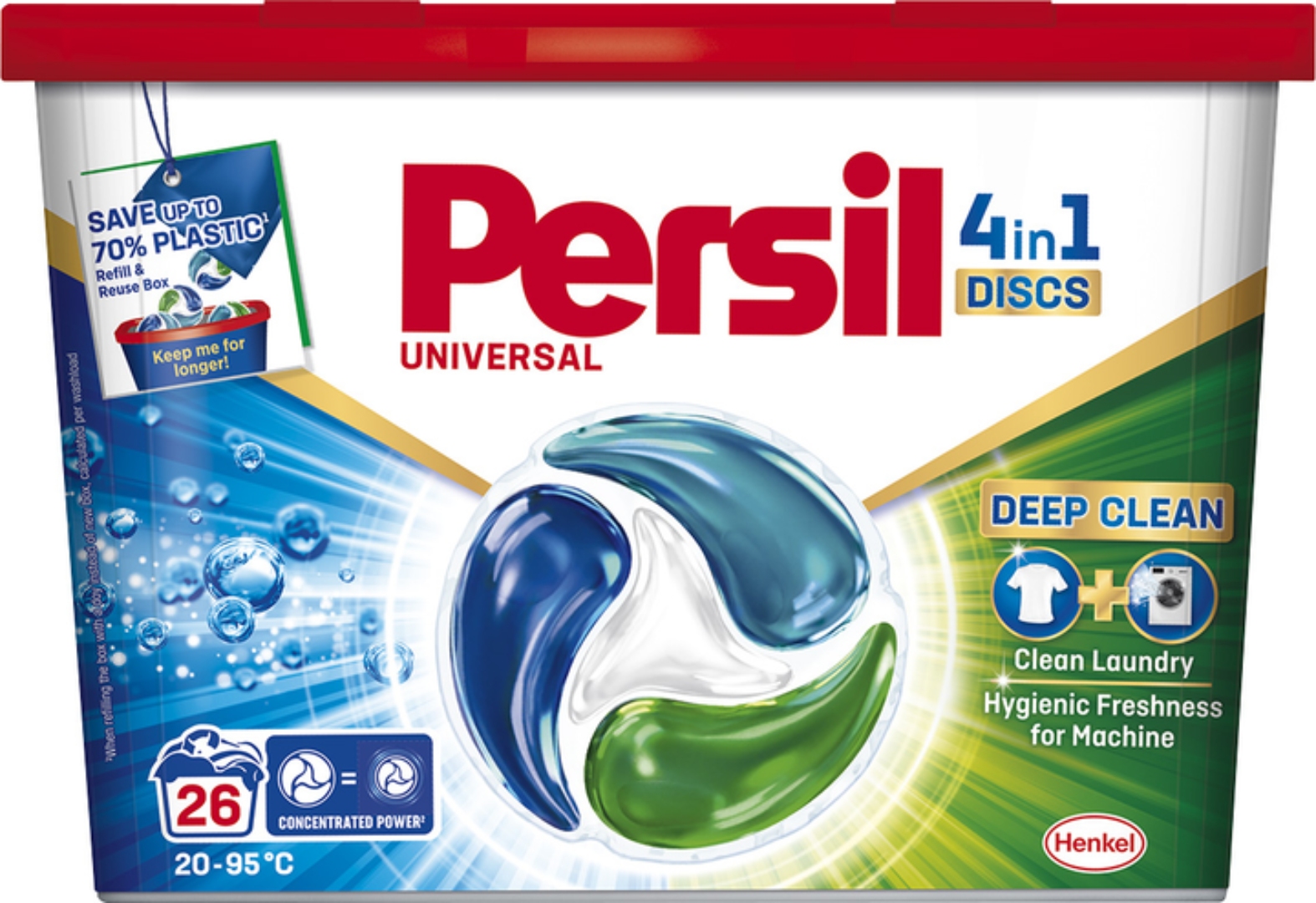 Капсулы для стирки Persil Диски 26 цикла (9000101599466) - Фото 1