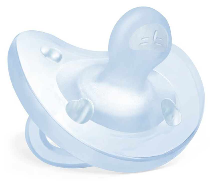 Ортодонтическая пустышка Chicco Physioforma Soft силиконовая от 0 до 6 м (73091.94) - Фото 1