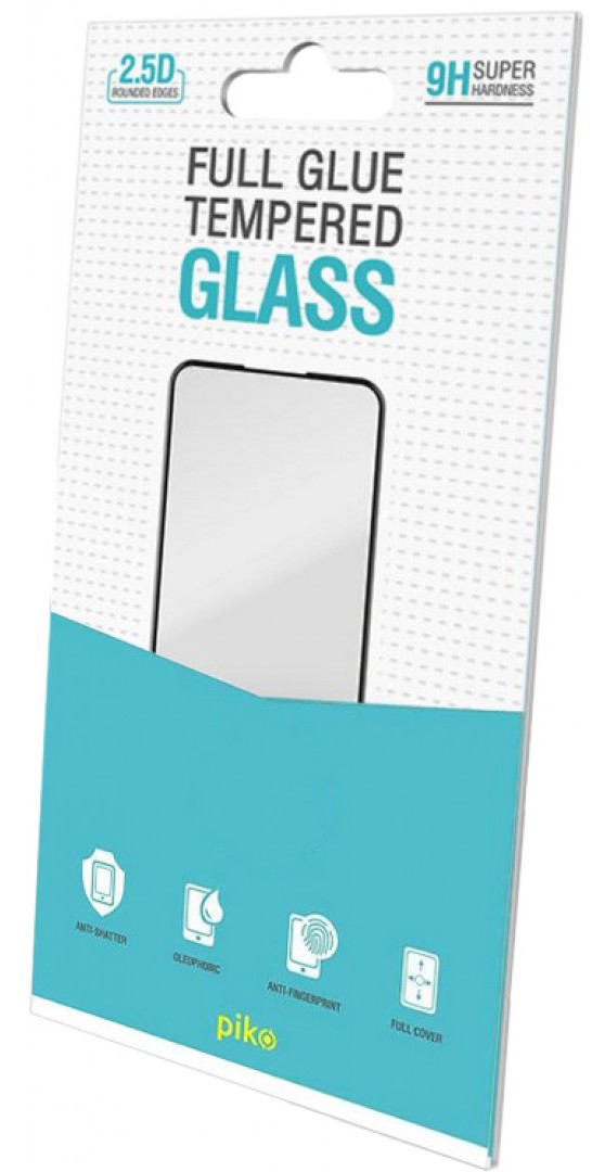 Защитное стекло для смартфона Piko Xiaomi Redmi 9A Black Full Glue, 0.3mm, 2.5D (1283126503986) - Фото 1