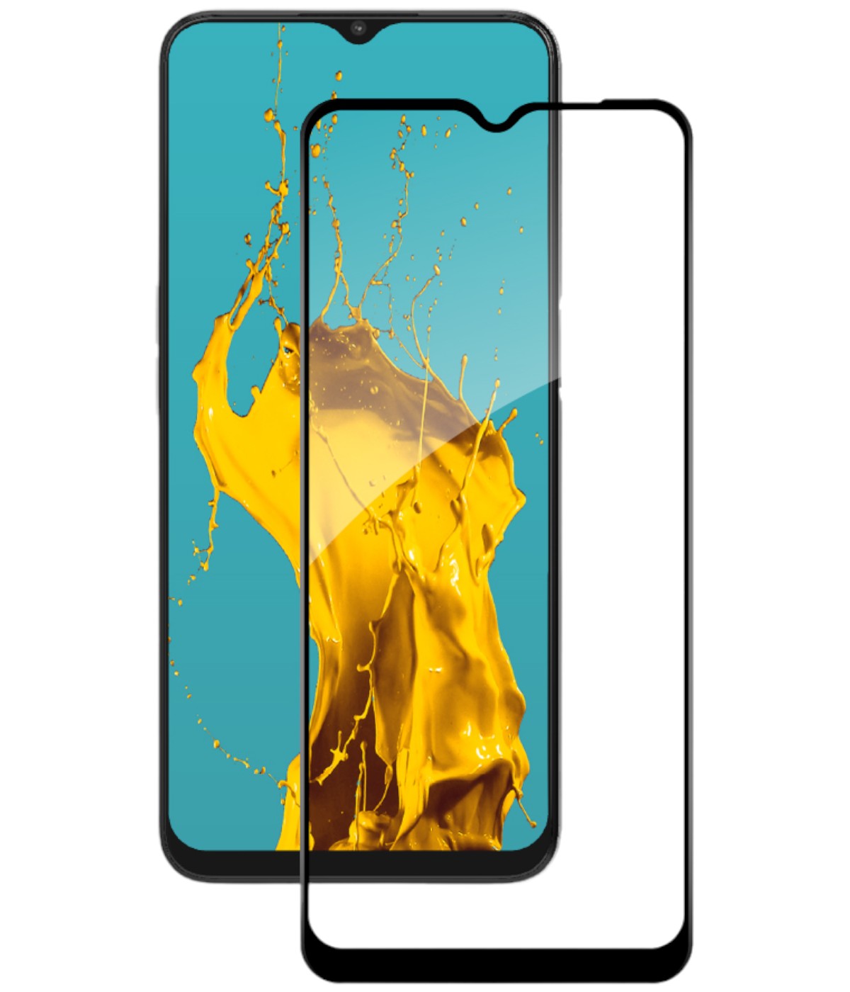 Защитное стекло для смартфона Piko Full Glue for Oppo A16 Black (1283126522062) - Фото 1