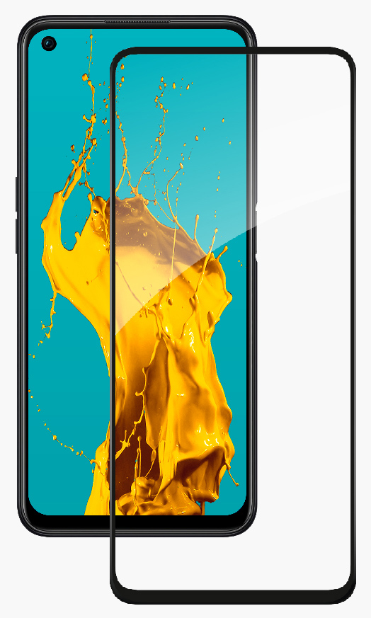 Защитное стекло для смартфона Piko Full Glue for Oppo A76 4G Black (1283126528897) - Фото 1