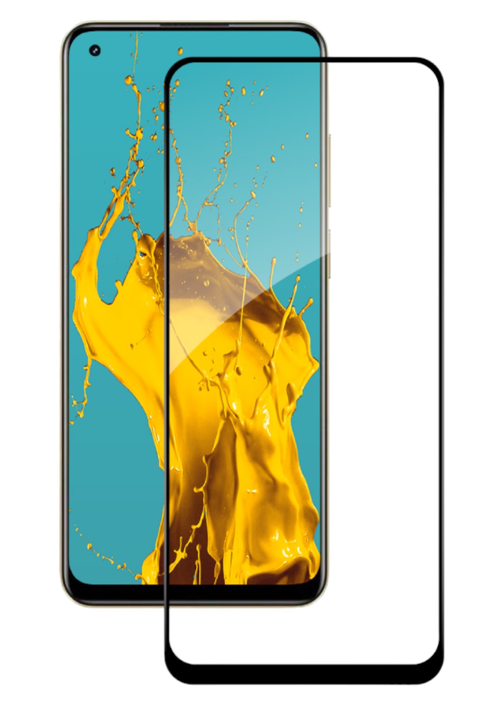 Защитное стекло для смартфона Piko Full Glue for Realme 11 4G Black (1283126581984) - Фото 1