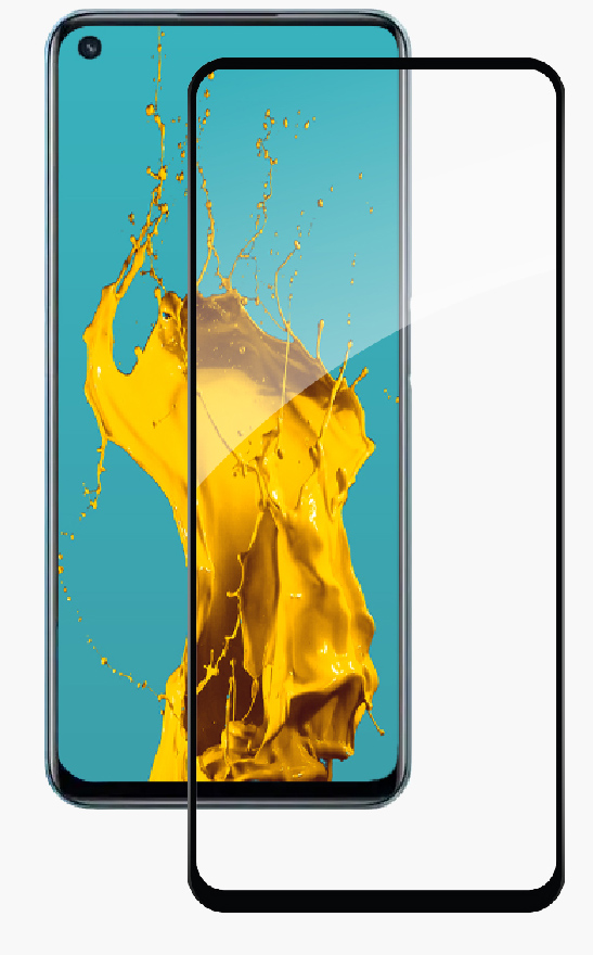 Защитное стекло для смартфона Piko Full Glue for Realme 9i Black (1283126531194) - Фото 1